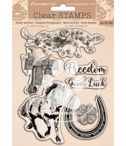 TAMPONS CLEAR ROMANTIC HORSES 14X18 WTK156