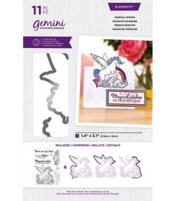 TAMPONS ET DIES LICORNE - GEMINI BY CRAFTER'S COMPANION